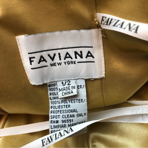 Faviana Cocktail Formal Dress 1/2 - Picture 5 of 6